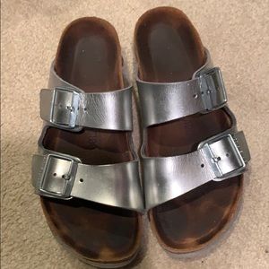 Silver Birkenstock